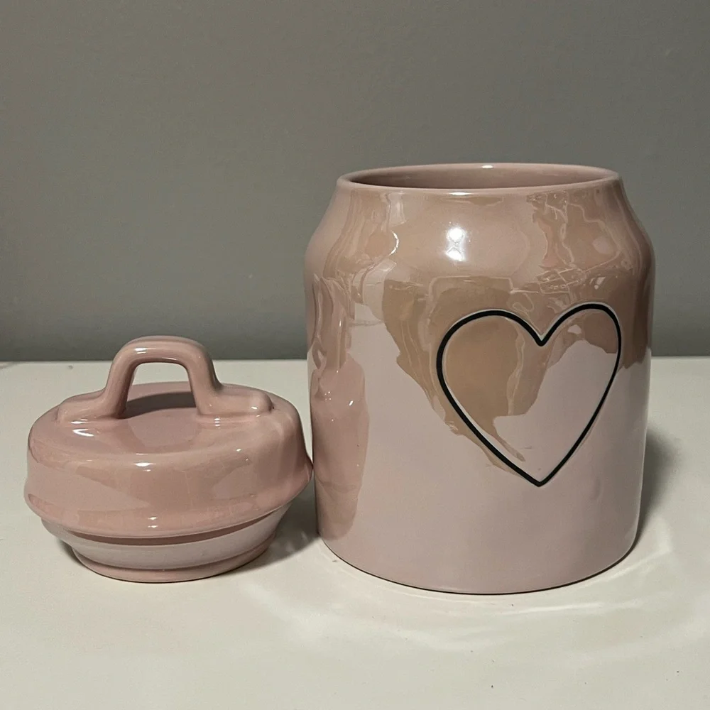 Rae dunn Valentines pink Canister - Picture 6 of 7